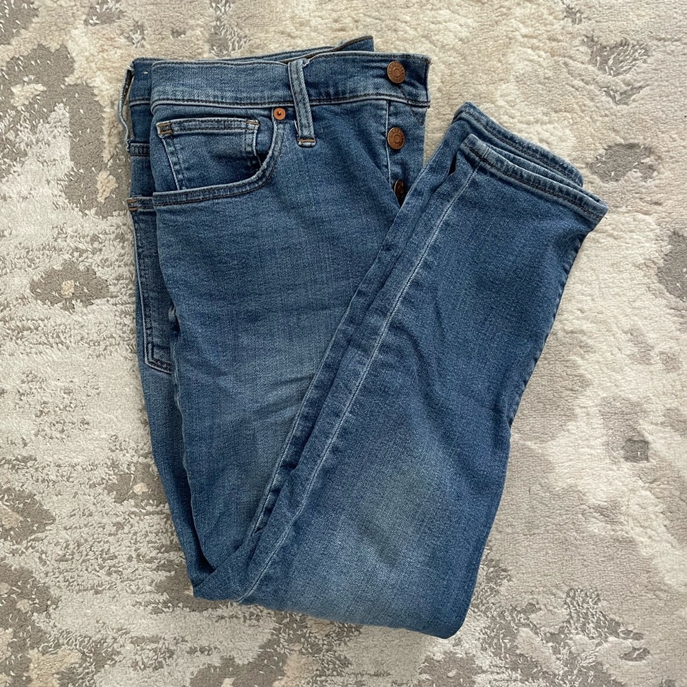 Madewell 9” Mid-Rise Skinny Crop Jeans